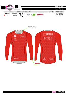 Lycra ML PRO 2.0 - Rojo 2