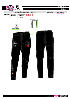 Pant. Chándal PRO 2.0 - Negro 2