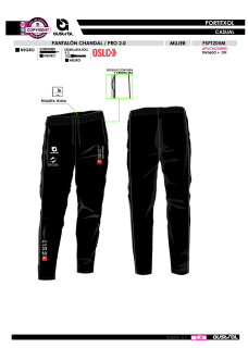 Pant. Chándal PRO 2.0 - Negro 2