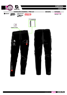 Pant. Chándal PRO 2.0 - Negro 2