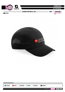 Gorra Técnica IM -  Negro 2
