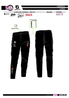 Pant. Chándal PRO 2.0 - Negro 2