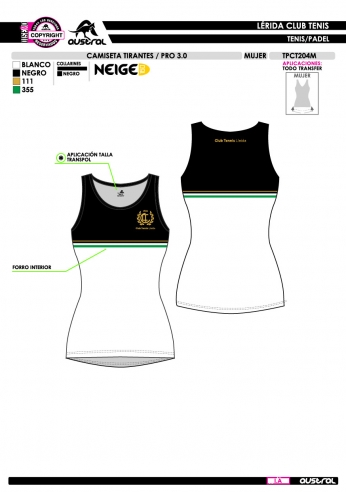 Camiseta Tirantes PRO 3.0 - Mujer Camiseta Tirantes PRO 3.0 - Mujer