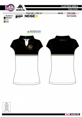 Polo MM PRO 2.0 - Negro