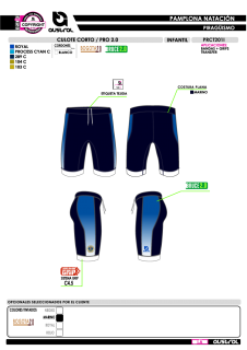 Culote CORTO PRO 2.0 - Marino 2