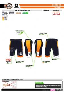 Malla Corta PRO 2.0 - Marino 2