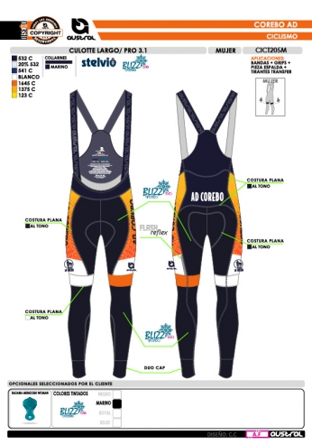Culotte Largo PRO 3.1 - Marino