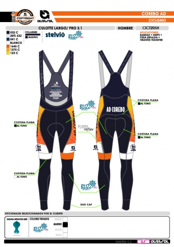 Culotte Largo PRO 3.1 - Marino