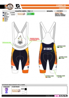 Culotte Corto PRO 1.1 - Marino 2