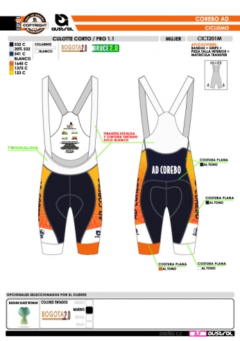 Culotte Corto PRO 1.1 - Marino