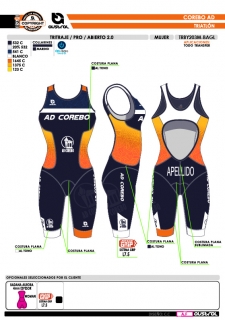 Tritraje PRO abierto 2.0 -... 2