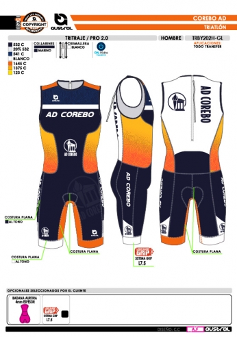 Tritraje PRO 2.0 - Marino