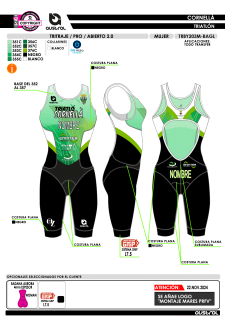 Tritraje abierto PRO 2.0 -... 2