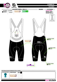 Culotte corto PRO 3.1 - Negro 2