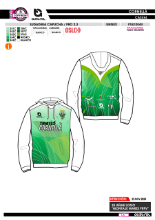 Sudadera capucha PRO 2.3 -... 2