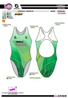 Bañador tirante BF - Verde 2