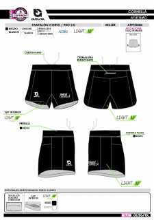 Pantalón corto PRO 2.0 - Negro 2