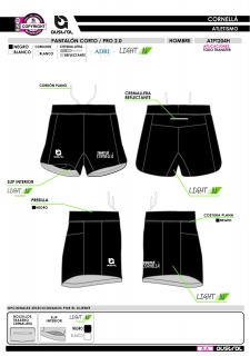 Pantalón corto PRO 2.0 - Negro 2