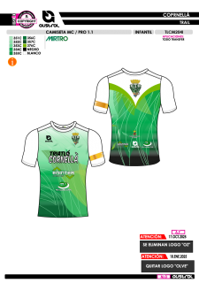 Camiseta MC / PRO 1.1 - Verde 2
