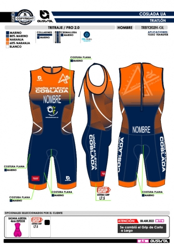 Tritraje PRO 2.0 - Marino