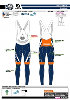 Culotte Largo PRO 1.1 - Marino 2
