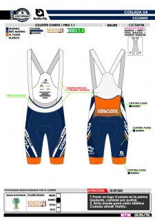 Culotte Corto PRO 1.1 - Marino 2