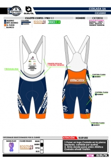 Culotte Corto PRO 1.1 - Marino 2