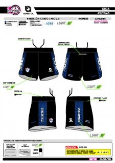 Pantalón Corto PRO 2.0 - Negro 2