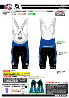 Culotte Corto PRO 1.1 - Negro 2