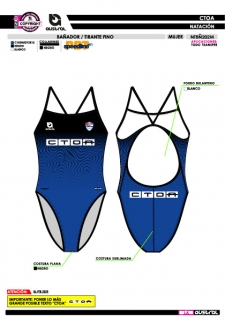 Bañador Tirante Fino - Negro 2