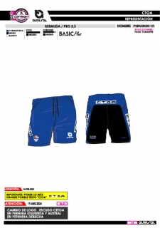 Bermuda PRO 2.3 - Azul 2