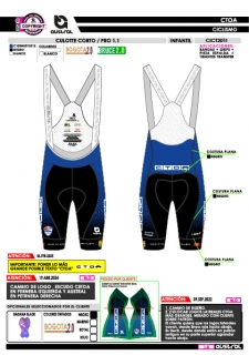 Culotte Corto PRO 1.1 - Negro 2