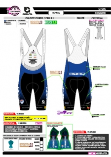 Culotte Corto PRO 3.1 - Royal 2