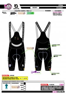 Culotte Corto PRO 3.1 - Negro 2