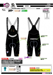 Culotte Corto PRO 3.1 - Negro 2