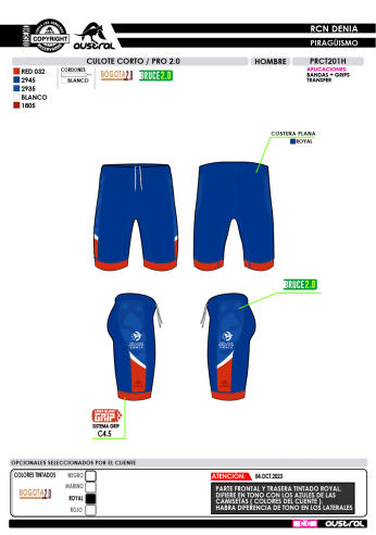 Culote Corto PRO 2.0 - Royal