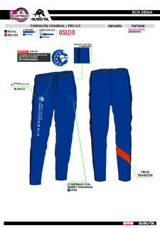 Pant. Chándal PRO 2.0 - Royal 2