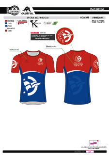 Lycra MC PRO 2.0 - Rojo 2