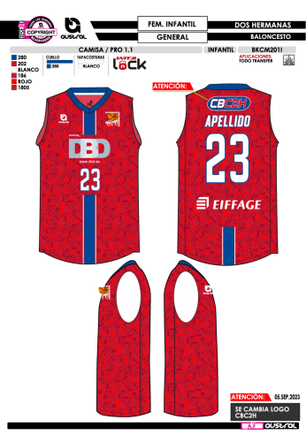 Camisa PRO 1.1 - Infantil Femenino -...