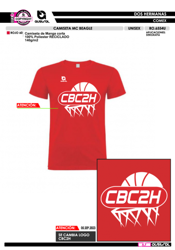 Camiseta MC IM - Rojo