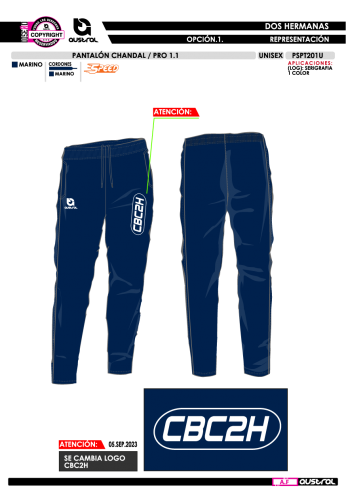 Pant. Chandal PRO 1.1 - Marino