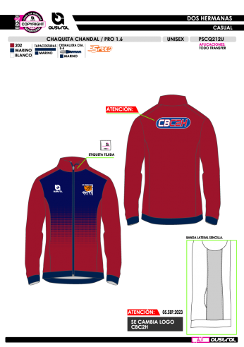 Chaq. Chándal PRO 1.6 - Rojo