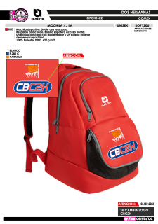 Mochila deportiva 2