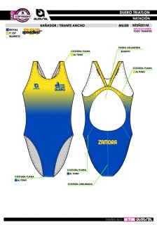 Bañador tirante ancho - Azul 2