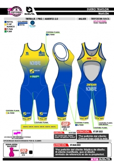 Tritraje PRO abierto 2.0 -... 2