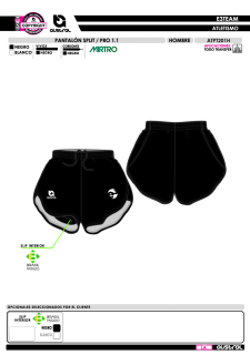 Pantalón Split PRO 1.1 - Negro 2