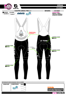 Culotte Largo PRO 1.1 - Negro 2