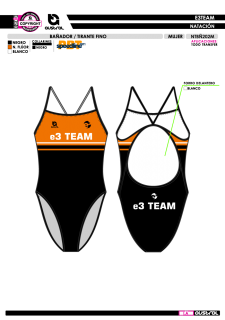 Bañador Tirante Fino - Negro 2