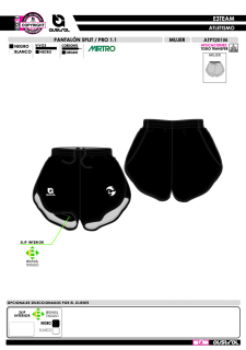 Pantalón Split PRO 1.1 - Negro 2