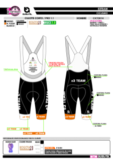 Culotte Corto PRO 1.1 - Negro 2